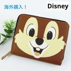 ☆Disney☆ チップとデール さくらんぼ ミニ財布 チップ＆デールとチェック柄が可愛い！ベルメゾン ディズニー