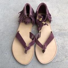 zara☆フリンジサンダル