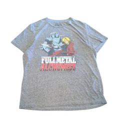 希少　鋼の錬金術師　オフィシャルTシャツ　海外　グレー　L