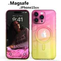 イエロー 【新入荷】 Magsafe スマホケース iPhone15Pro
