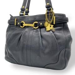 即決 COACH レザーハンドバッグ オールドコーチ メンズ 白 茶 本