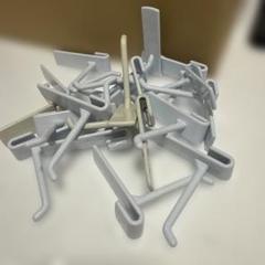 5cm 210本　樹脂製ネットフック 白のサムネイル