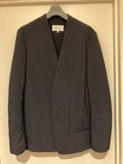 【美品】Maison Margiela ノーカラージャケット カーキ 46 メゾンマルジェラのノーカラージャケット【YouTube解説付き