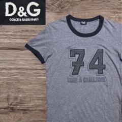 D&G DG ドルガバ　ドルチェアンドガッバーナ　リンガーT 44 刺繍