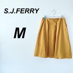 ⭐️ジェイフェリー⭐️マスタード フレアスカート M シンプル　カジュアル