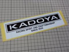 正規品 KADOYA ステッカー 約200×55mm 当時物 カドヤ