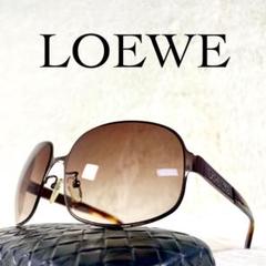 極美品 LOEWE ロエベ サングラス SLW309G ブラウンレンズ