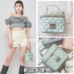 ダーリッチ darich キルティングビジュースクエアミニバッグ ミント MNT
