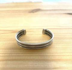 Harpo 2 Twists Bangle - Silver