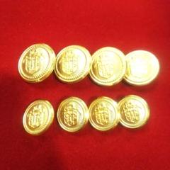 美品 J.PRESS 金クレスト釦 定番 金メタル釦 大４個、小４個 セット販売のサムネイル