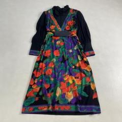 ☆極美品レオナール·ロングワンピース - メルカリ