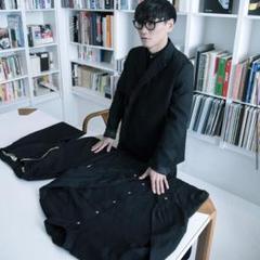 コムデギャルソンオムプリュス　ワンタックテーパードパンツ　ポリ縮　山口一郎　19 コムデギャルソンオムプリュス 定番スラックス 廃盤 紐パンツ
