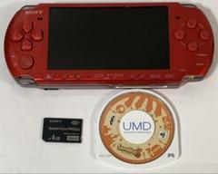 SONY PSP-3000本体 レッド 4GBメモリカード付き