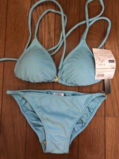 PLAYBOYデニム風ダークブルーセパレート水着