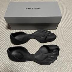 BALENCIAGA バレンシアガ メンズ ロゴ ラバースライド サンダル BALENCIAGA - BALENCIAGA バレンシアガ サンダル プールスライド