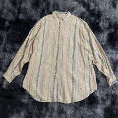 美品　80's バナナリパブリック　サファリアンドトラベル　シャツ　長袖　M