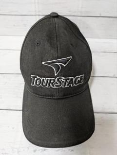 TOURSTAGEツアーステージのゴルフキャップ　ブラック