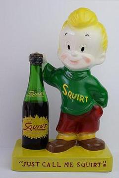 激レア！ 1947年製 SQUIRT スクワート ビンテージ ストアディスプレー 激レア！ 1947年製 SQUIRT スクワート ビンテージ ストア