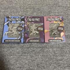 遊戯王 青眼の白龍 ブラックマジシャン ブラックマジシャンガール シルバーセット