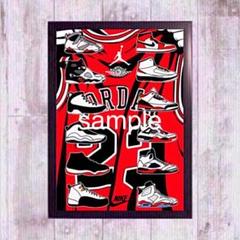 NIKE AIR JORDAN エア ジョーダン コレクション 額付き