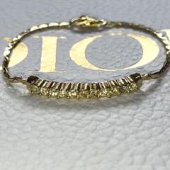 正規品 DIOR チョーカー 大人可愛いリーフ ストーン 刻印 - メルカリ