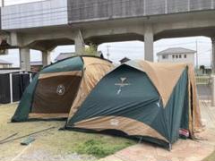 AL Wide Dome 300 & Canopy Tarp 300 セット タフワイドドームIV/300 ヘキサセット(オリーブ/サンド