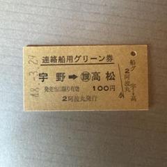 使用済み切符 硬券 基山→380円区間（硬券の温かみは続くよ