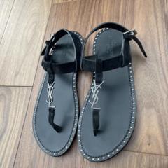 SAINT LAURENT スタッズ　トング　サンダル　サンローラン