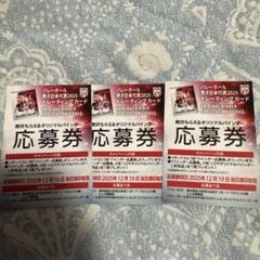 龍神NIPPON トレカバインダー　応募券3枚セット