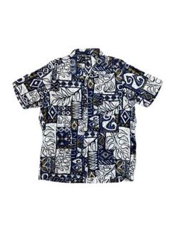 90s old stussy 紺タグ　アロハシャツ　USA製　XL