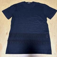 トリココムデギャルソン 花柄 ラメ メッシュ カットソー M シアー 極美品】tricot COMME des GARCONS シアーブラウス 花柄