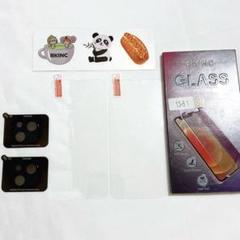 iPhone 13 ガラスフィルム 2枚 カメラレンズフィルム2枚