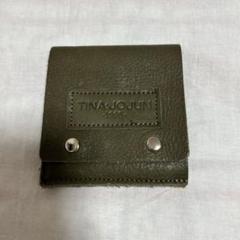 TINA JOJUN 本革 ミニウォレット カーキ コインケース 7/下旬頃発送予定！MADE IN JAPAN 本革 ミニウォレット TINA