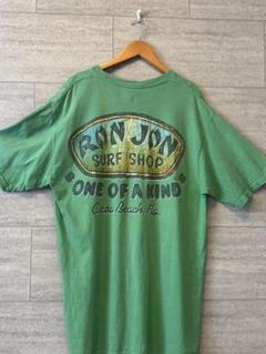 00's US古着　RON JON グリーン Tシャツ　オールドサーフ