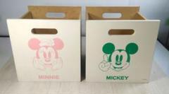 木製ボックス 引き出しミッキー ミニー