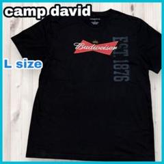 camp david キャンプデービッド バドワイザー プリント 半袖 Tシャツ