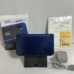 上IPS液晶 動作OK　New ニンテンドー 3DS LL メタリックブルー完品