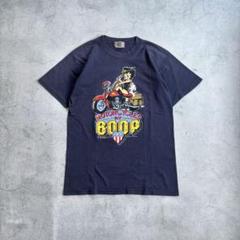 90s BettyBoop usa製 ベティブープ ハーレー 両面プリントt