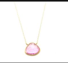 monaka jewellery K18ピンクサファイアネックレス