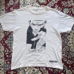 NARUTO(ナルト) うずまきナルト螺旋丸 Tシャツ(ホワイト) 3L