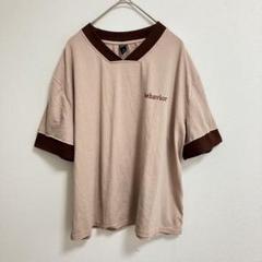 ゆったり SHIEN シーイン Dazy おしゃれなベージュ×ブラウンTシャツ