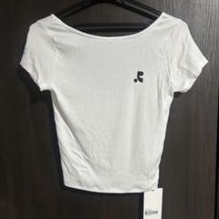 Rest&Recreation BACK OPEN TOP 白Tシャツ　背中開き