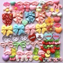 訳あり⭐︎B品♡パステルカラー♡パープル♡ピンク♡イエロー♡水色など！リボン、花⑤