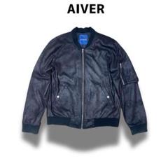 3t145 AIVER アイバー ジャケット ブルゾン レザー風 スウェード風