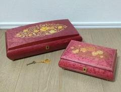 美品　Romance リュージュ　イタリア製　宝石箱　スイス製オルゴール リュージュ イタリア製 オルゴール ジュエリーボックス 宝石箱