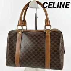 【良品】CELINE マカダム バッグ ミニボストン ハンドバッグ ビンテージ