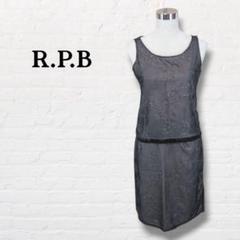 R.P.B☆ノースリーブ スカートセットアップ【3】ラメ入り ブラック