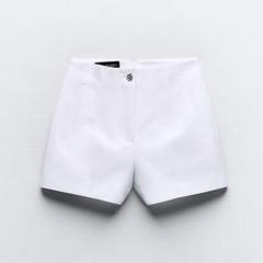 【値下げ】ZARA ザラ ショートパンツ ホワイト XS バラ