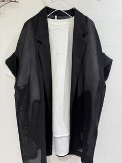 Dignite collier 透け感のある黒のチュニック 半袖 Dignite collier 透け感のある黒のチュニック 半袖 - メルカリ