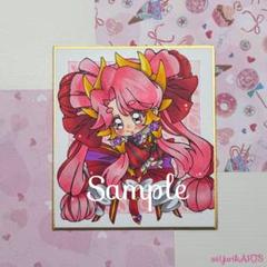 Yahoo!オークション - 手描きイラスト 桜ミク 原画 色紙